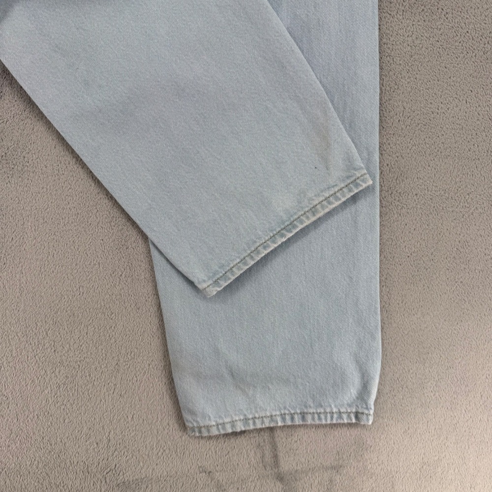 Levis Silver Tab 94 Baggy Light Wash Distressed Denim‎ Jeans Women's Size 28 - Picture 16 of 16